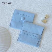 China bolsa de microfibra azul bebê para joias fabricante