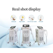 China 4 in 1 Multifunctional diode laser hair removal elight ipl hair removal nd yag tatoo removal machine with rf manufacturer