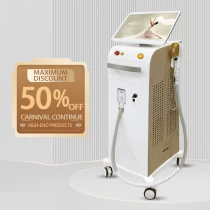 China Trio laser hair removal 755Nm 1064Nm 808Nm diode Laser hair removal machine manufacturer