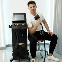 China Aesthetic medicine removal 755nm 1064nm laser skin beauty machine permanent hair remover machine manufacturer