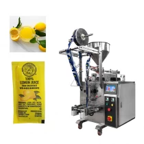 China High Speed Full Automatic Filling and Packing Machine 100G  Small Bag for Lemon Juice manufacturer