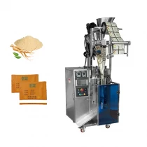 China Preço da máquina de embalagem de pó de ginseng multifuncional fácil de operar pequena saqueta de vedação traseira fabricante