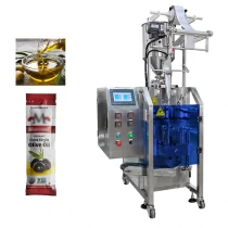 China Máquina de embalagem vertical automática de alta velocidade para enchimento de azeite de oliva fabricante