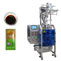 China Máquina de embalagem de enchimento líquido de molho de soja vertical totalmente automática de venda quente da China fabricante