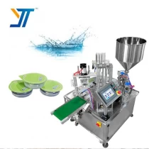 China Hochgeschwindigkeits-Rotationsbecher-Abfüll- und Verschließmaschine für die Lebensmittelindustrie Hersteller