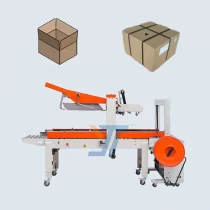 China Automatic Carton Packaging Equipment Carton PP Belt Binding Strapping Machine Box Sealing Machine manufacturer
