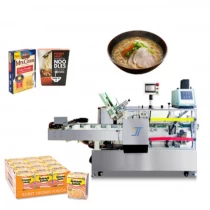 China Full Automatic High Speed Noodle Instant Packaging Box Spray Glue Boxing Cartoning Machine manufacturer