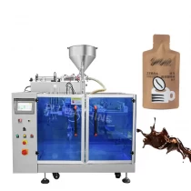 China JYT-160Y Easy operating automatic small irregular stand up pouch concentrated coffee liquid packing machine manufacturer
