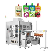 China Automatische Kolben-Kunststoff-Ausgussbeutel-Verpackungsmaschine für flüssige Marmelade, Paste, Soße Hersteller