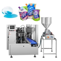 China JYT-200YZD Fully automatic doypack pouch bag liquid power detergent packing machine price manufacturer