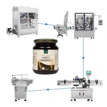 China Máquina de enchimento de molho líquido automático, mel, xarope, chocolate, máquina de enchimento fabricante