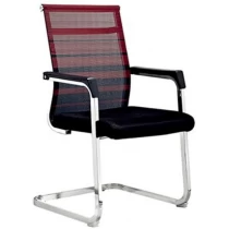 China Newcity 1222C Commercial Mesh Chair WorkWell Visitor Office Mesh Chair PP With Metal Chrome Armrest Mesh Chair Conference Room Mesh Chair Supplier Foshan China manufacturer
