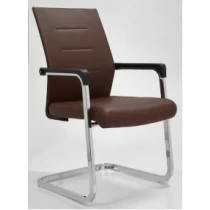 Китай Newcity 1250C Стул для посетителей с металлическим каркасом Эргономичный кожаный стул для посетителей производителя