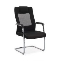 חרסינה Newcity 1256 זול כיסא משרדי מודרני כיסא רשת כלכלי יציב צינור עגול כיסא מבקר לחדר ישיבות ספק כיסא רשת עיצוב חדש פושאן סין יַצרָן