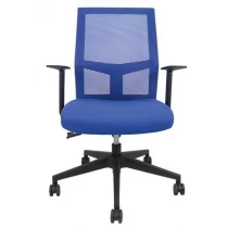 China Newcity 510B Economic Commercial Mesh Chair Swivel Mesh Chair Fixed Mechanism Middle Back Staff Chair BIFMA Standard Nylon Castor Supplier Foshan China manufacturer