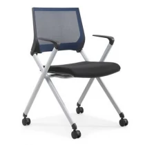 China Newcity 1379 collapsible mechanism training chair economic training chair rotary training chair 5 years warranty molded foam nylon caster supplier Foshan China manufacturer