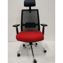Chine Newcity 1512A-1 chaise ergonomique à dossier haut chaise pivotante économique chaise en maille exécutif chaise en maille moderne simple chaise en maille Nylon Castor maille chaise fournisseur Foshan Chine fabricant