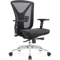 חרסינה Newcity 1523B מסגרת ניילון כיסא רשת מיוחד כיסא משרדי 330 מ"מ בסיס אלומיניום כיסא רשת בסיס מנכ"ל יוקרה מנהלים ארגונומי כיסא רשת פושאן הסיני יַצרָן