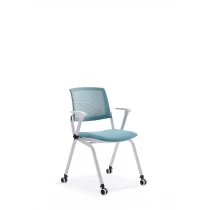 חרסינה Newcity 1531 הכשרה כלכלית כיסא חם מכירה בית הספר מחובר כתיבה מסטת כיסא מודרני אופנה אימון כיסא עם PP Armrest הספק סינית Foshan יַצרָן