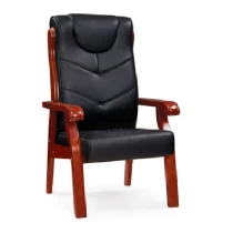 חרסינה NECICITY 206C-1 סדרה קלאסית נוח כיסא מעץ מסגרת כיסא מנהלים חדר ישיבות משרד כיסא כנס שולחן כיסא הספק סינית Foshan יַצרָן