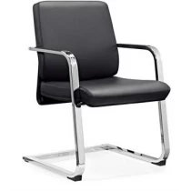 China Newcity 6563 Economic Office Chair Cheap High Quality Ergonomic Leather Visitor Office Chair Low Back Staff Chair Density Foam Supplier Foshan China manufacturer