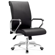 חרסינה Newcity 6577 סיבוב מנהלים כיסא מחשב במשרד ישיבת ועידה משרד עור חי שחור עור כיסא משרדי אספקת כיסאות משרדים פושאן סין יַצרָן
