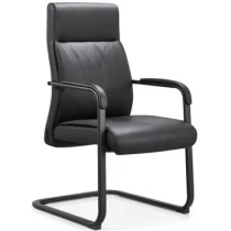 China Newcity 6605C Metal Paint Frame Visitor Chair Without Wheels Foot Office Chair Executive Visitor Chair Modern Armrest Design Comfortable Visitor Chair Supply Chinese Foshan manufacturer