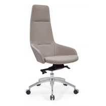China Newcity 6683A Factory Supply Office Room Used Office Chair Computer Work Station Office Chair Leather Finish Boss Office Chair Chinese Foshan manufacturer