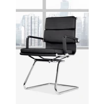 China Newcity 696C Foshan Factory Cheap Conference Room Visitor Chair Bow Office Visitor Chair Professional Manufacture Staff Visitor Chair Stylish Bottom Visitor Chair Chinese Supplier manufacturer