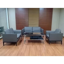 China Newcity S-1039 Mais novo design criativo sofá do escritório executivo superfície lisa sofá do escritório Foshan atacado área comercial moda negócios 1/2/3 lugares sofá do escritório fabricante