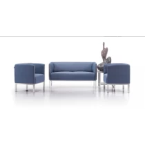 Cina Newcity S-832 a buon mercato in pelle PU Show Room 1 + 1 + 3 divano da ufficio set con prezzo di ricezione divano di alta qualità divano da ufficio design nuovi stili divano fornitore Foshan Cina produttore
