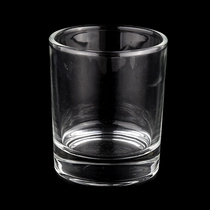 China Hot sale 8oz cylinder clear glass candle jar wholesale manufacturer