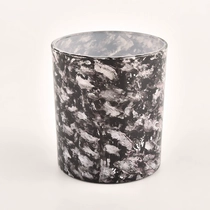 China Popular 300ml frosty glass candle holder unique jars supplier manufacturer