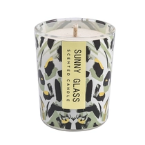 China New design small glass candle jars for home decor manufacturer