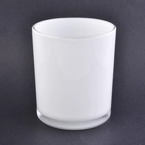 Kina Glans hvidt glas stearinlys fartøj 12 oz fabrikant