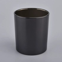 China 300ml Electroplating Black Effect Luxury Glass Jar untuk Home Decorative secara pukal pengilang