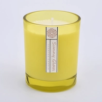 China decorative cylinder glass candle holders in custom colors manufacturer