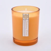 Cina Vaso di vetro trasparente per la candela che fa 8 oz cera produttore