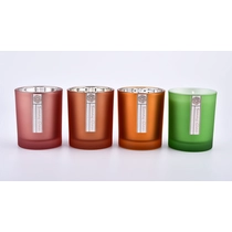 Китай златен цвят 12oz дебела стена стъкло свещ буркани Производител