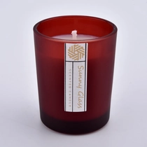 Kina Frosted Color Glass Votive Candle Jars fabrikant