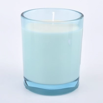 China 8 oz glass candle holders external painting manufacturer