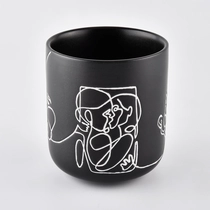 China round matte black ceramic vessels manufacturer
