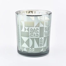 Chiny Luxury 8oz glass candle jars for home decoration - COPY - lje3d2 producent