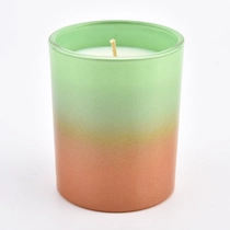 China 8Oz 10Oz 12Oz 16z-Gradientenfarbe Ombre Effect Glass Kerzenhalter Hersteller