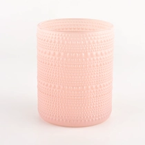China Hobnail Kerzenhalter aus Glas für die Heimdekoration Hersteller