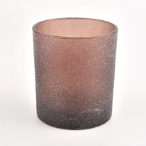 Kina home decor sandy decoration color glass candle jars - COPY - gbw540 fabrikant