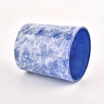 Tsina Bagong disenyo ng makulay na 300ml glass candle holder para sa pakyawan Manufacturer