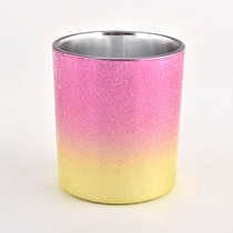 Kina ny romantisk farve glas lysestage fabrikant