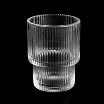 Kina boligindretning striber mønster glas lys krukker fabrikant