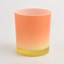 China 300 ml neu gestaltetes Kerzengefäß aus Glas mit Farbverlauf Hersteller